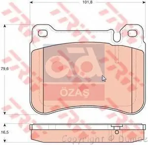 Store code: GDB1693 for brake BALATA ON 01 C.S-W203-CLK 