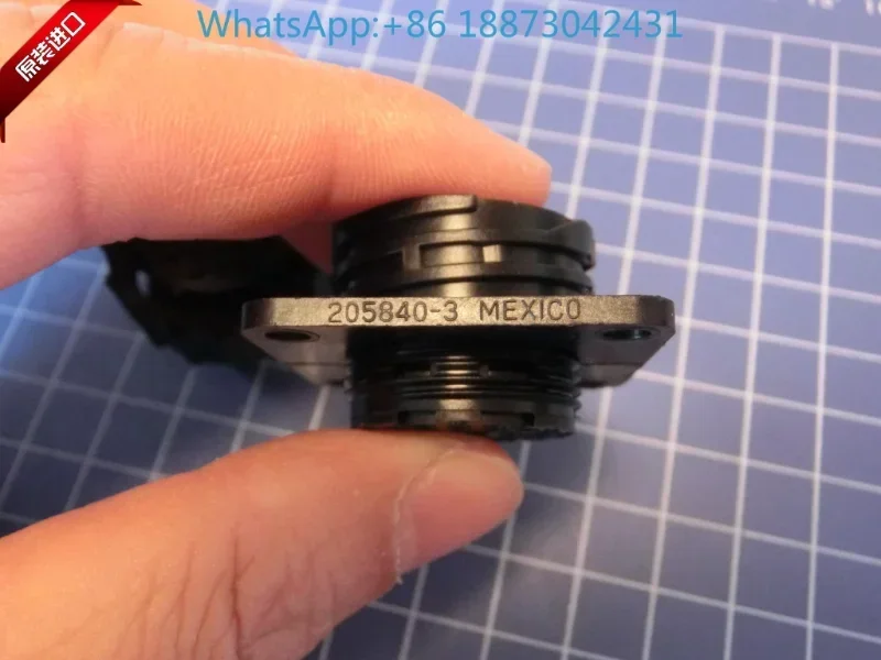 (2PCS)Te/amp205840-3ccpc2 series circular connector 28-way socket 17-28 with additional male pin.