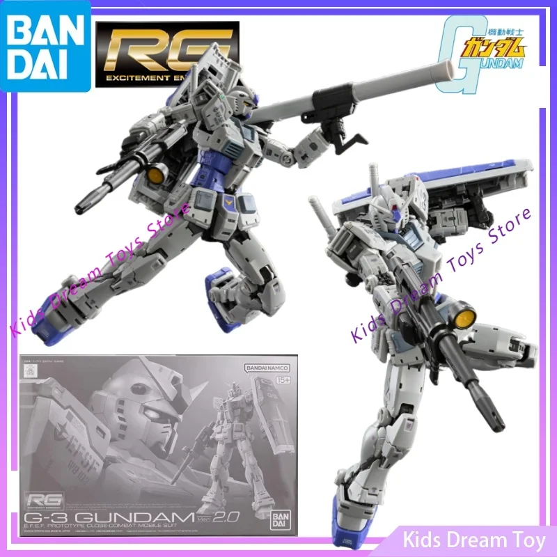 Assembly Bandai in Stock Original PB Limited RG GUNDAM Anime Figures -G-3 GUNDAM Ver. 2.0- Action Figures Toys Collectible Model