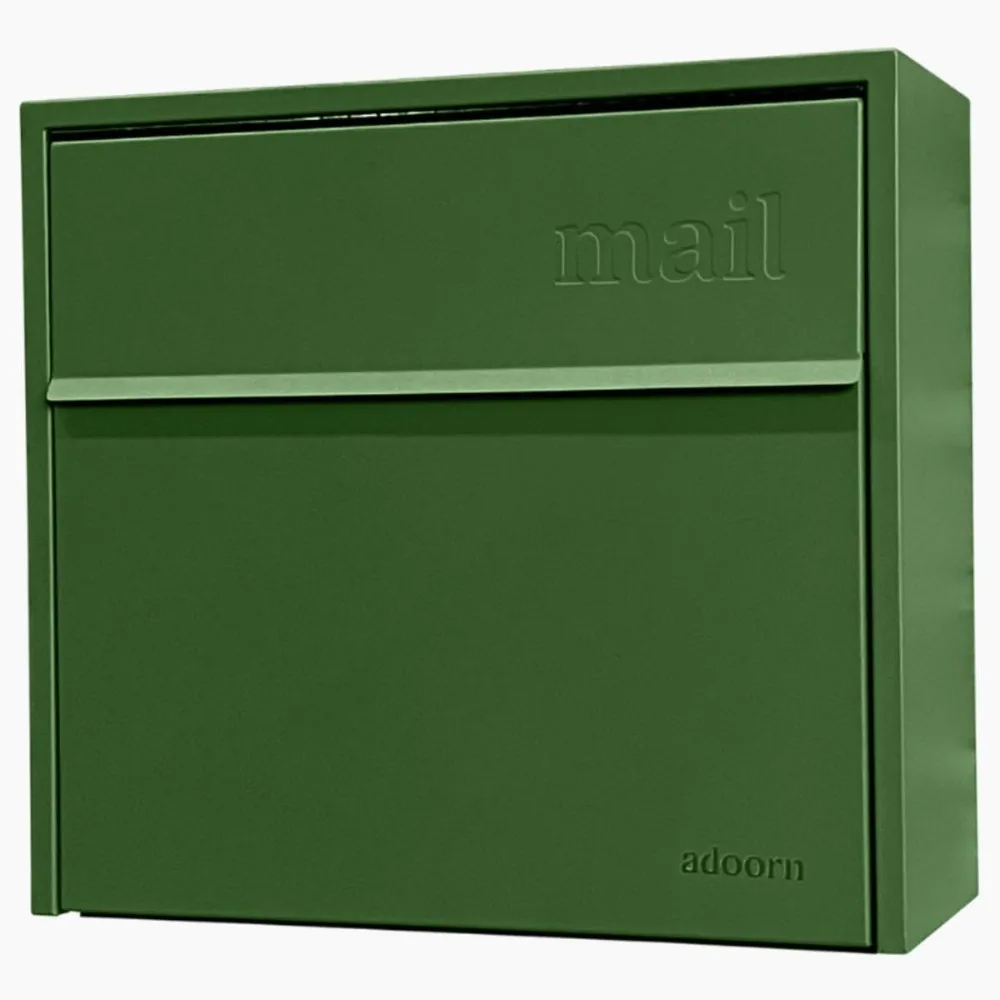 

Wall Mount Mailbox - Small, Anti-Theft Locking Mailbox, Weatherproof Mailboxes for Outside The House, 13.5" H x 15" L x 5.5" D