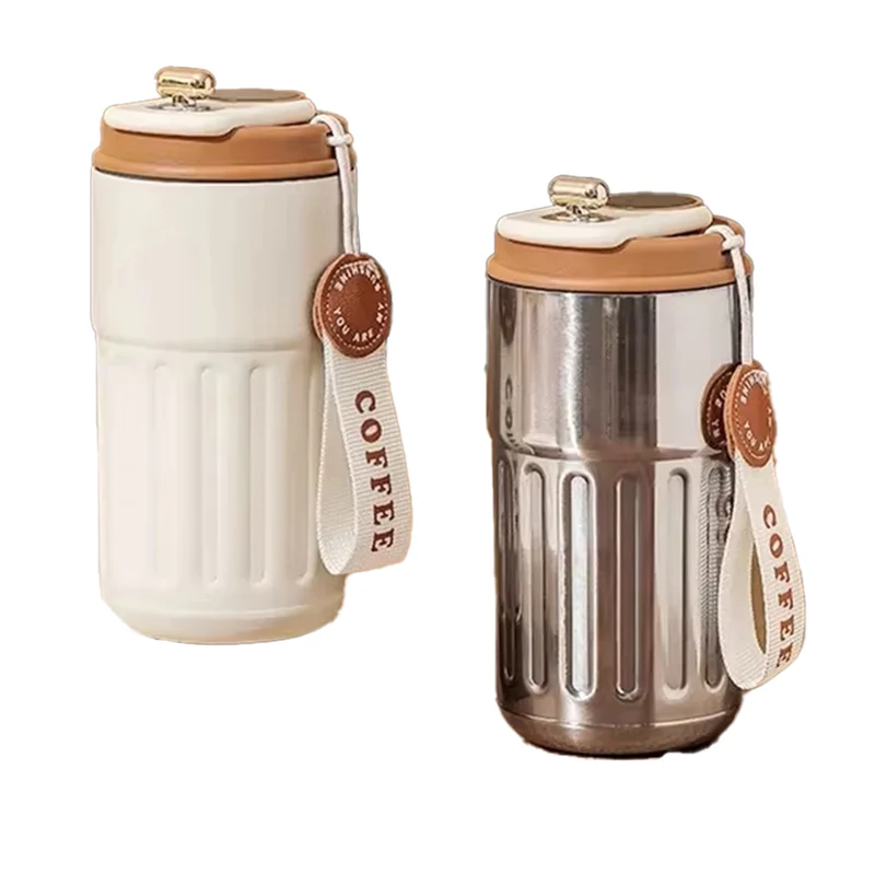 

Stainless Steel Insulated Cup Display Temperature Coffee Cup Intelligent Car Mounted Water Cup Gift Drinking Tool-A57M