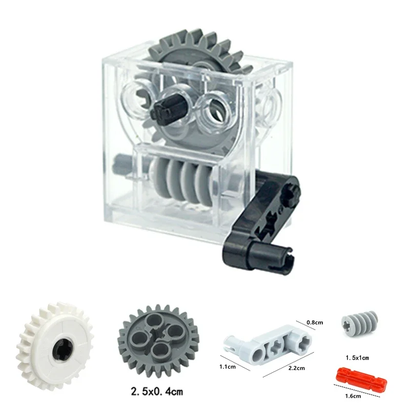 Części technologiczne 6588 3648 76244 4716 Zaawansowane technologicznie części Przekładnie ślimakowe Techniczna skrzynka turbinowa 2x4x3 1/3 Skrzynia biegów Garnitur Klocki konstrukcyjne