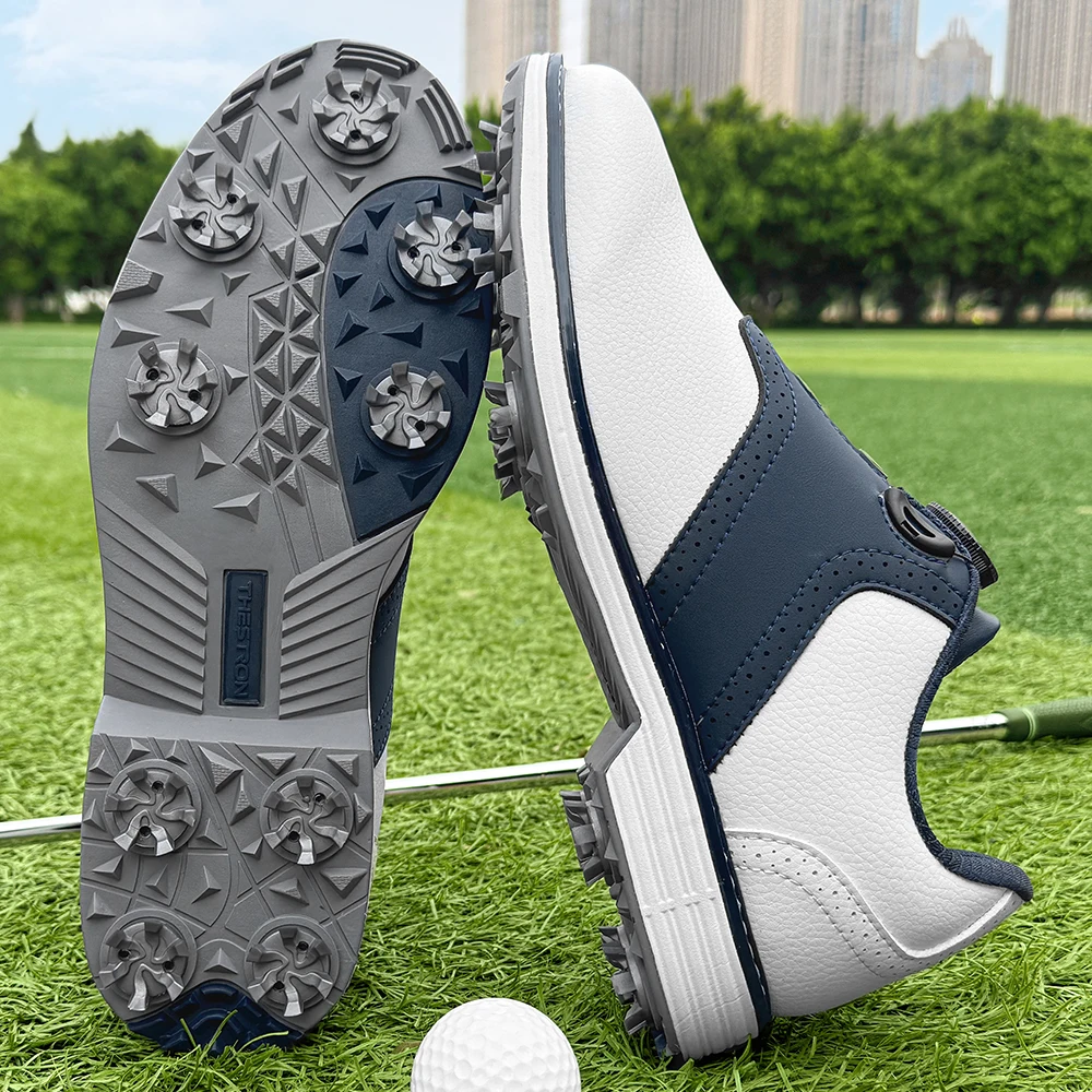 أحذية جولف رجالية Spikeless أحذية رياضية للجولف للرجال أحذية المشي في الهواء الطلق أحذية رياضية مريحة 39-49 #5
