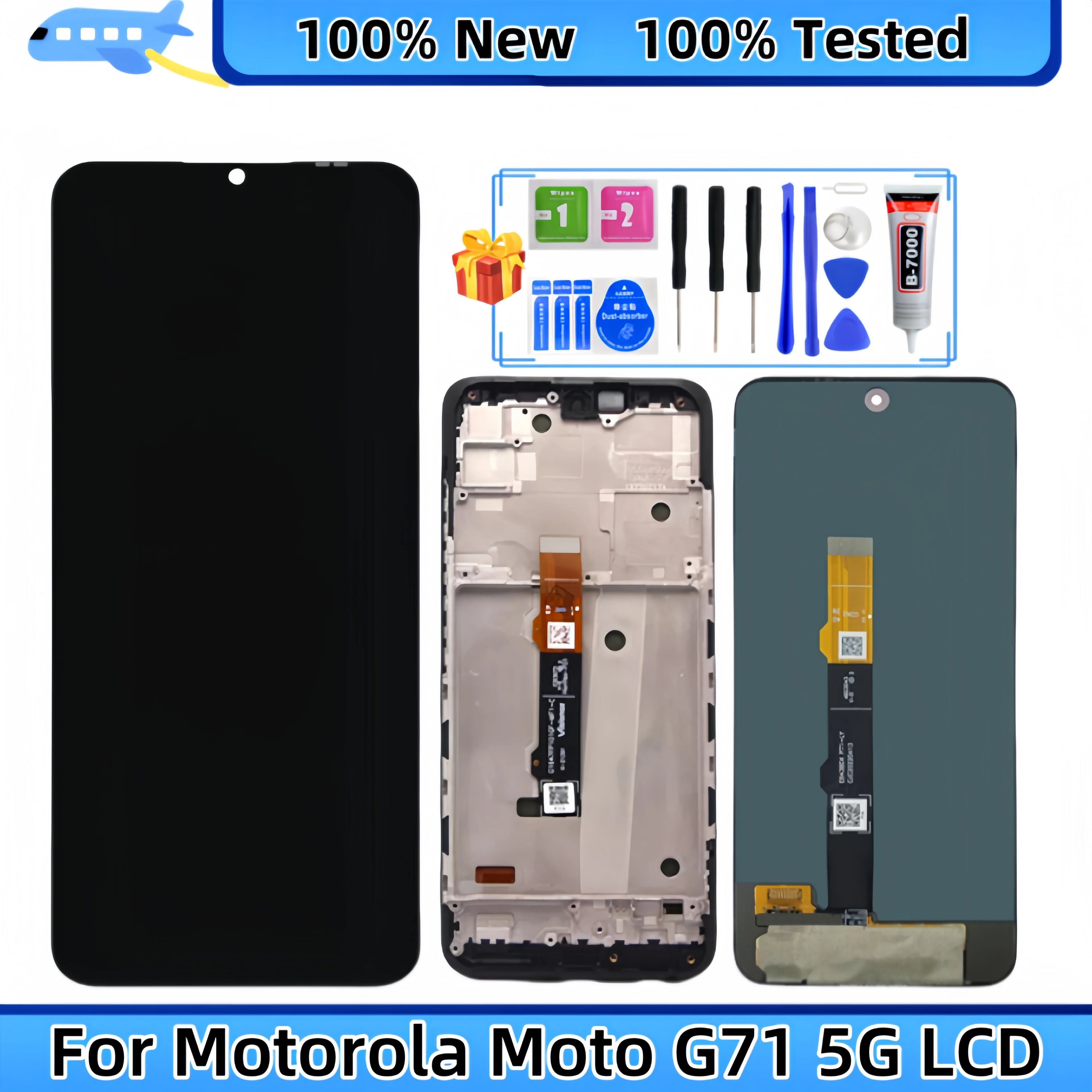 

For Motorola Moto G71 5G LCD Display Touch Screen Digitizer Assembly Replacement