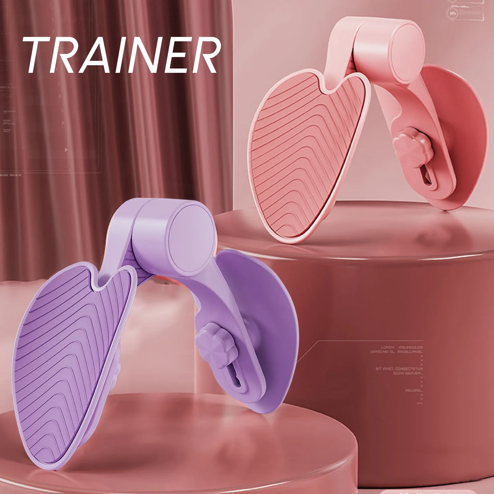 Women's Pelvic Floor Muscle Exerciser Inner Thigh Training Device For Home Gym