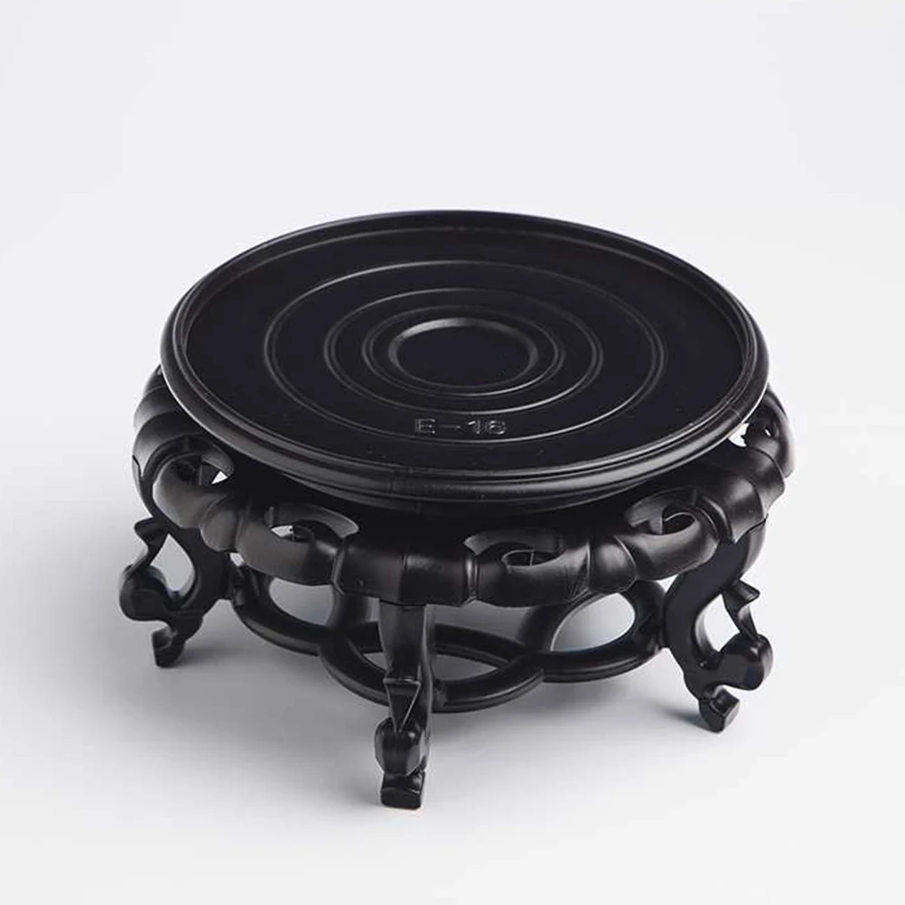 

Fish Bowl Stand Resin Plant Pot Riser Practical Holder for Vases Flowerpots Crafts Home Display Shelf Fish Bowl Stand