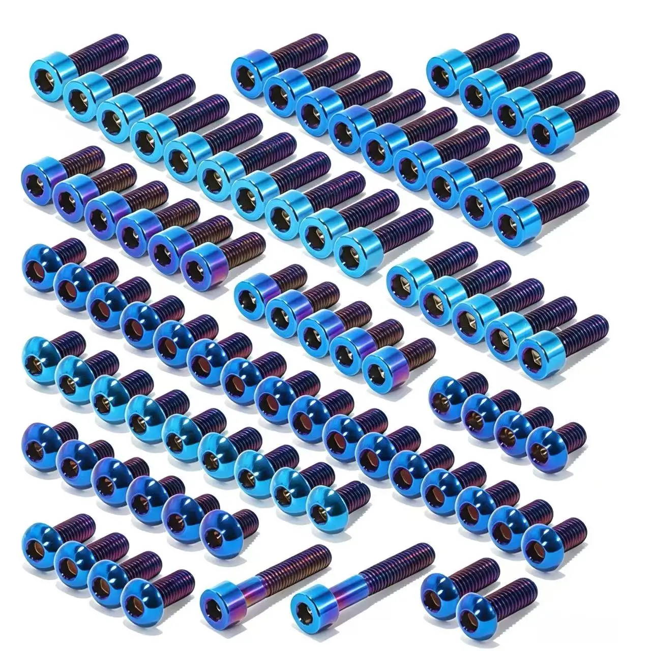 Complete Motorcycle Titanium Screws Bolts Set for Segway X160 & X260 / Sur-ron Light Bee X