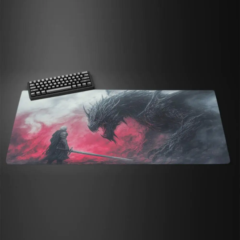 Anime samurai Mouse Pad 900x400MM Large Gaming Mousepad Keyboard Gamer Rubber Anti-wrinkle Anti-Slip Bottom Desk Mat