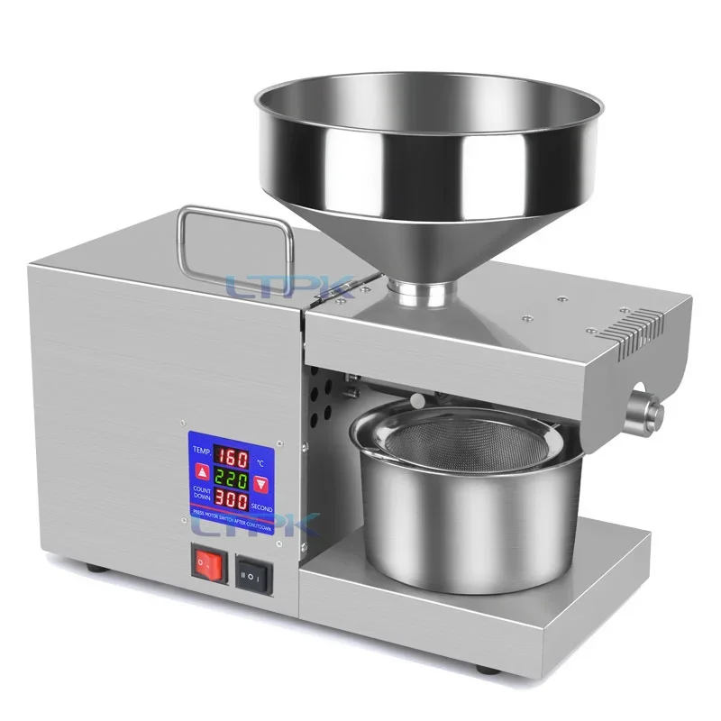 LT-K38 Oil Machine Thermal Control Stainless Steel Automatic Household/Commercial Peanut Oil Press Price