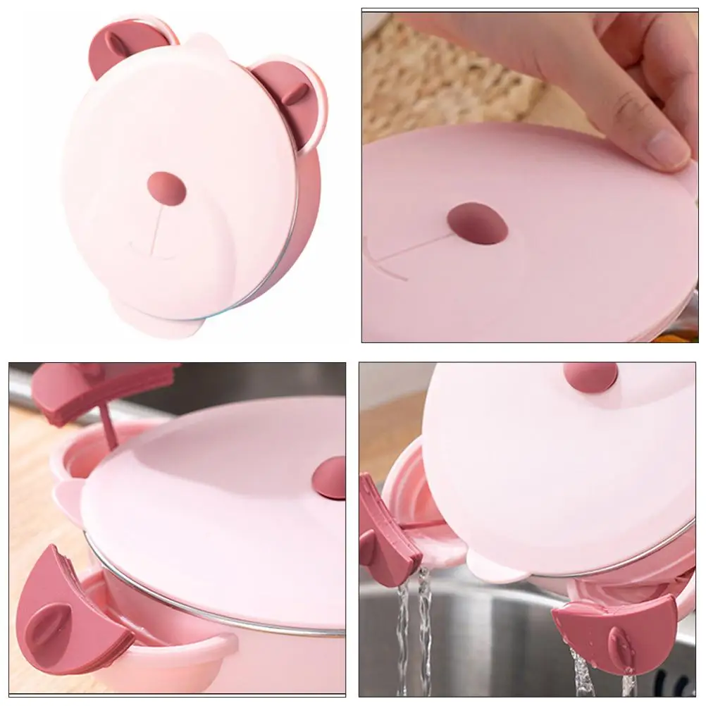 

Insulated Lunch Box Baby Suction Bowls Practical Insulation Food Serving Bowl for Toddler Stainless Steel Eco Friendly Safe