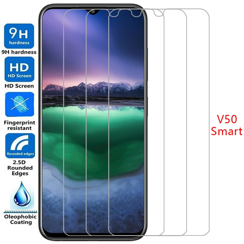 Funda para teléfono ZTE Blade V50 Smart, protector de pantalla de vidrio templado para Blade V50, V 50, 50V, V50Smart, cubierta trasera protectora 360