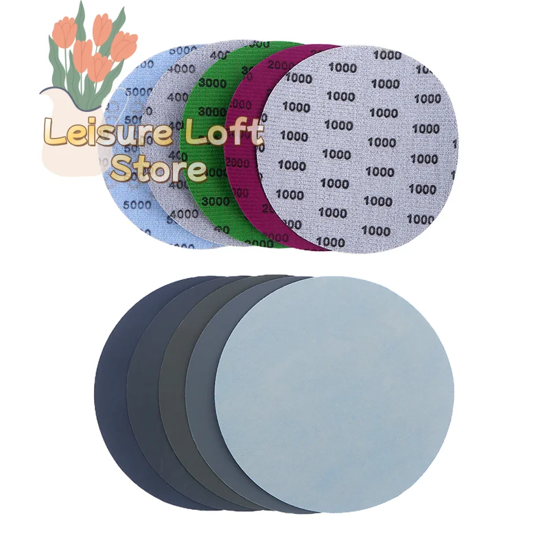 

Набор из 15/25 шт. 5-дюймовых шлифовальных дисков, зернистость 1000-5000, для сухой/влажной полировки металла и дерева, профессиональный комплект для финишной обработки