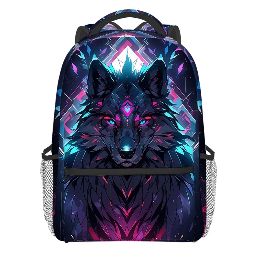 

Красивые рюкзаки «Король волка» для мальчиков и девочек, лучшие подарки, школьный рюкзак с 3D мультяшным рисунком для детей