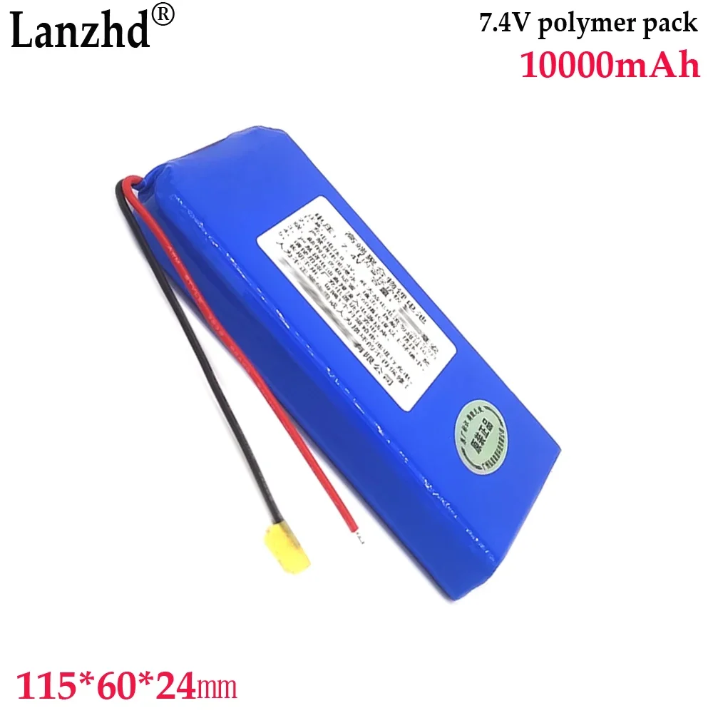 1-8pcs 7.4v 8.4V polymer lithium battery pack For Smart lock Large capacity Bluetooth speaker Small fan speaker batteries 10Ah