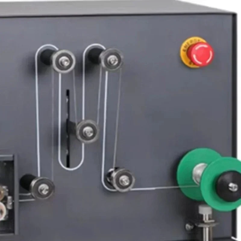 300A/B Tin Winding Machine Automatic Micro Hole Tin Breaking Slotted Perforated Type Tin Rolling Device With Parameter Storage