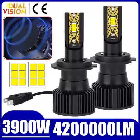 H4 H7 H1 H11 H8 H9 H3 HB3 9005 HB4 9006 H27 880 881 Led Car Headlight Bulb Canbus 3900W 4200000LM 6000K White Auto Fog Light 12V