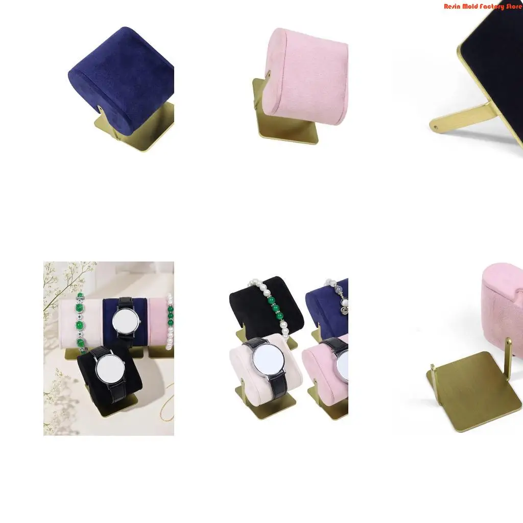 

MXME Velvets Jewelry Display Stand Base Base 4 Color Options Bracelet Doster Hater Elegant Home Décoration
