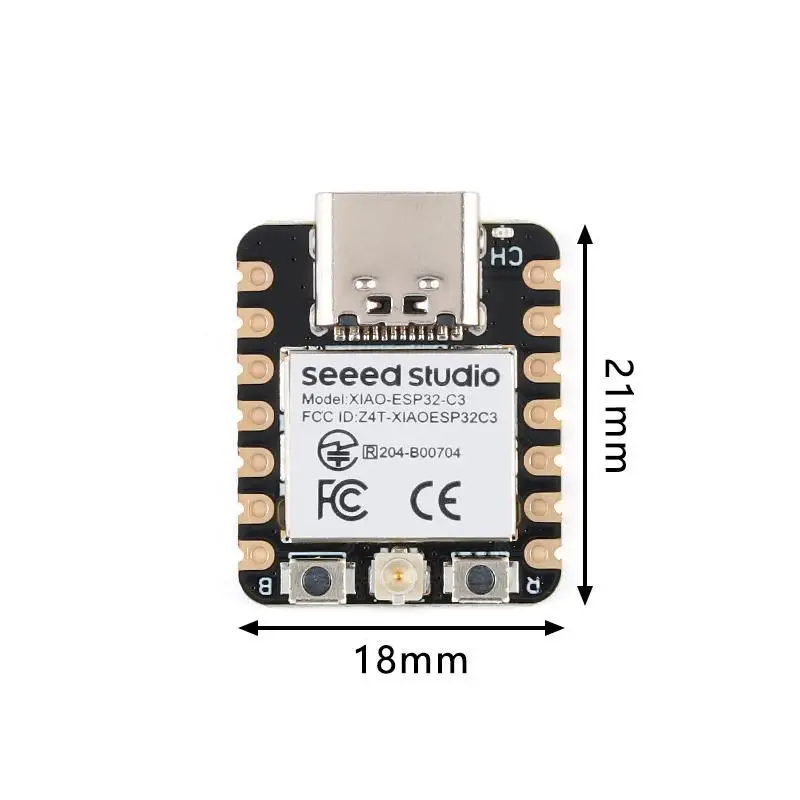 Imagem -02 - Seeeduino Seeed Studio Xiao Esp32-c3 Wifi Bluetooth Compatível Mesh Development Module 4mb Flash 400kb Sram para Arduino 1pc Pcs