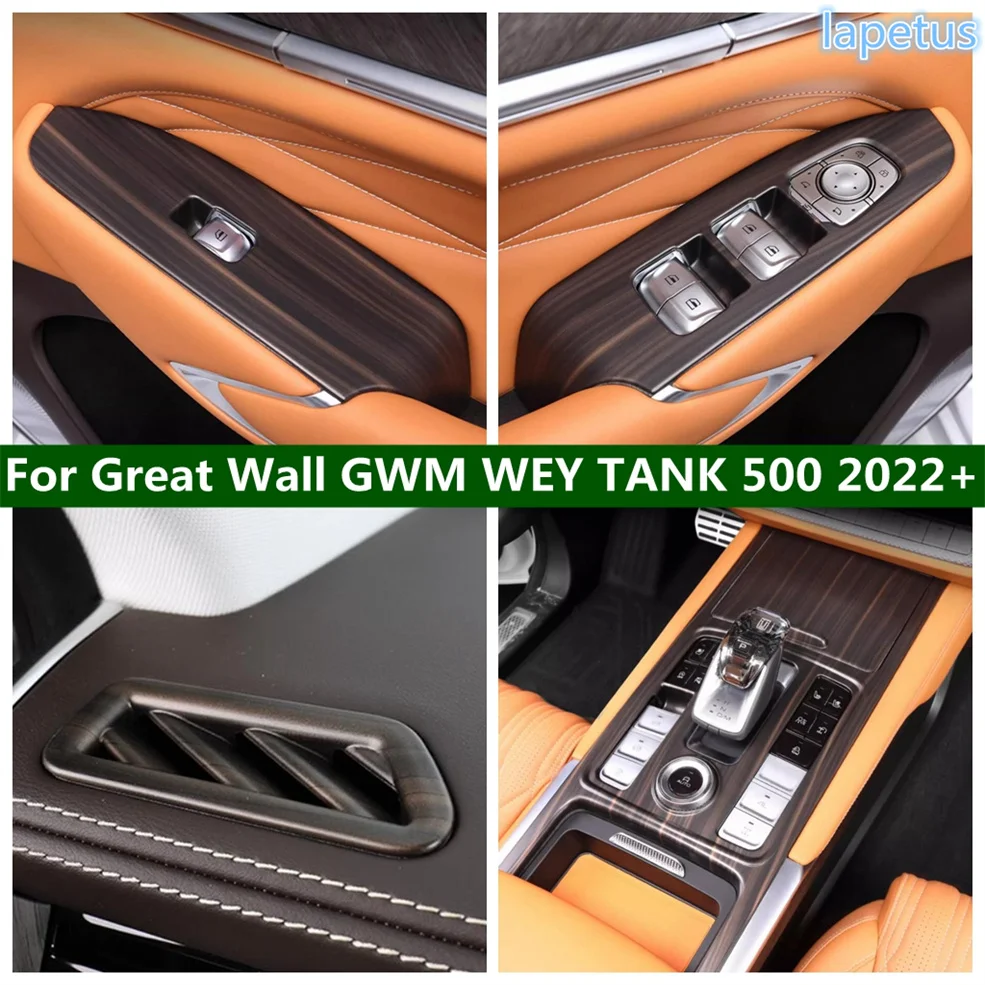 

Window Lift Button Air Vent AC Outlet Decor Frame Gear Shift Panel Cover Trim Fit For Great Wall GWM WEY TANK 500 2022 2023 2024