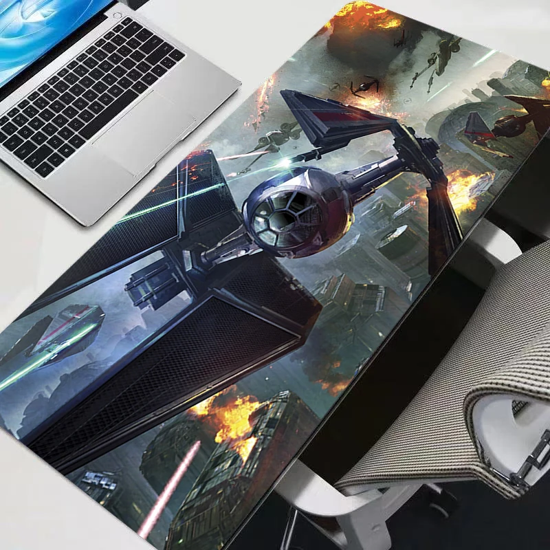 

Star Wars Spacecraft Keyboard Rug Laptop Gaming Accessories Mouse Pad Anime Desk Mat Computer Gamer Cabinet Mousepad XXL Carpet