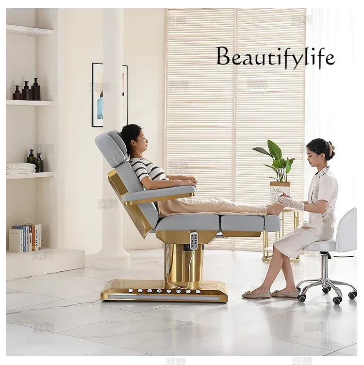 

массажное кресло salons, micro-finishing dental ear picking heating lifting bed Electric beauty bed, special tattoo embroidery