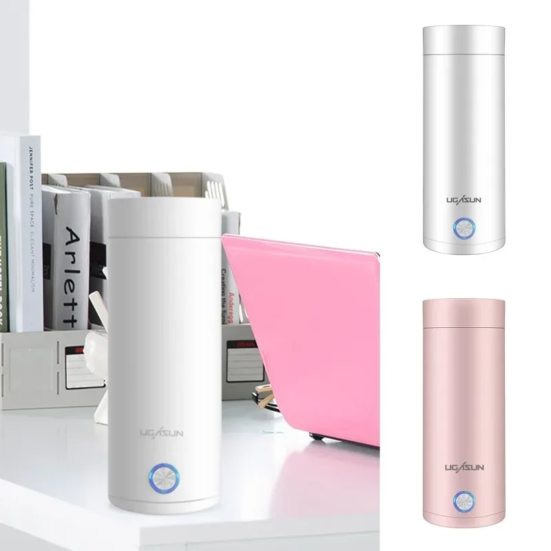 غلايات كهربائية محمولة كوب 400 مللي 220 فولت الشاي القهوة الحليب غلاية كهربائية السفر يغلي الماء الدفء أجهزة المطبخ الحرارية