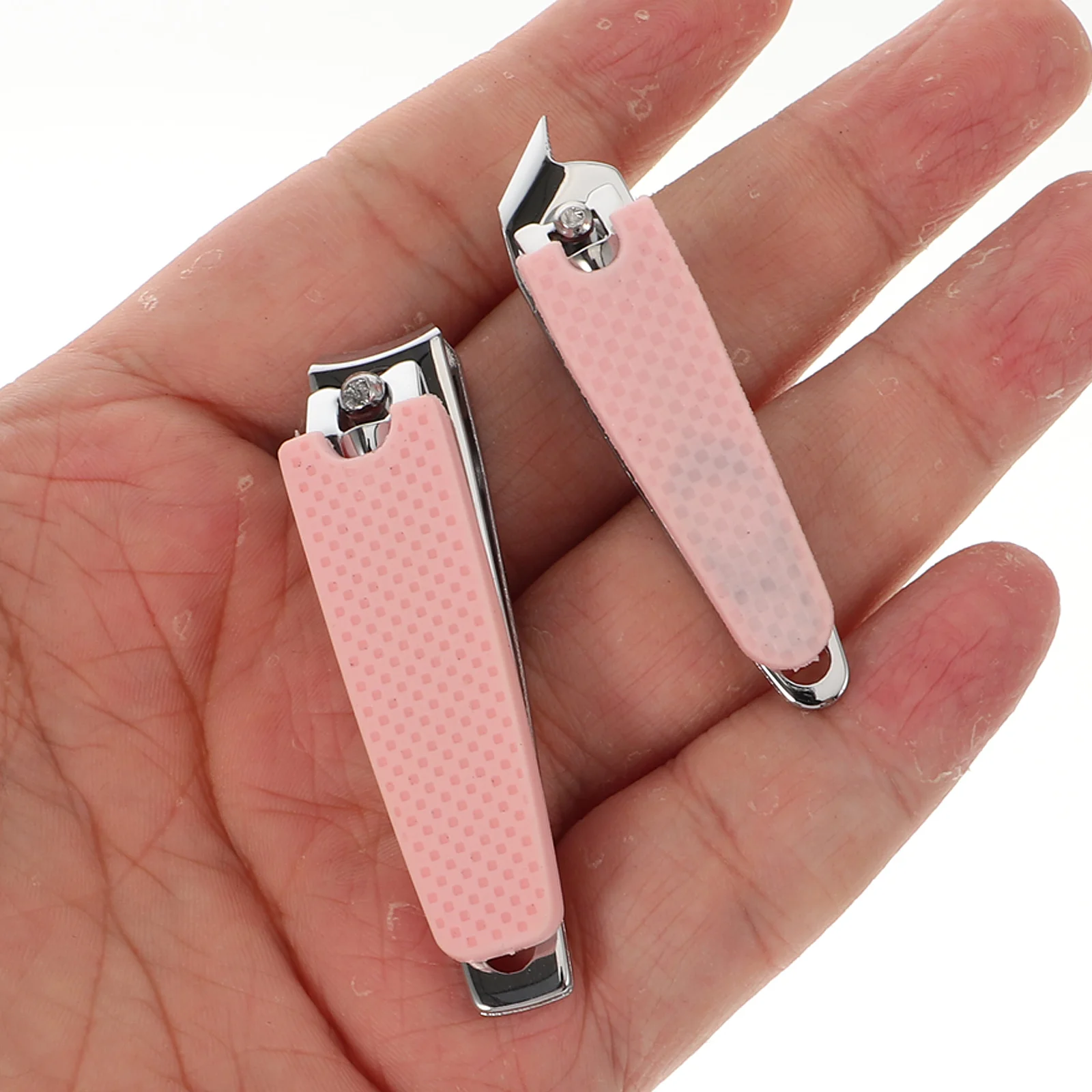 

2pcs Carbon Steel Clippers Trimmer Enhanced Long Handle Slim Manicure Nippers Pedicure Tools Ingrowing Nails Manicure