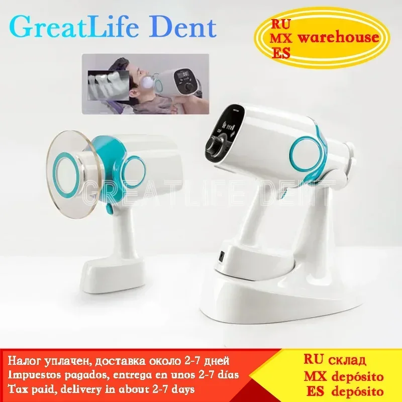 Greatlife Dent Original Hyperlight Portable Dental X Ray Camera Nanopix Ali Rvg Sensor Image X-ray Machine Mexico RU EU In Stock