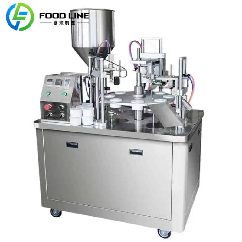 Automatic Toothpaste Cosmetic Paste Cream Plastic Tube Filling and Sealing Machine Sunflower Oil Packaging Machine