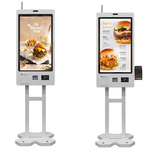 

21.5" Smart Self-Order Terminal For Indoor Use Fast Food Self-Service Payment Kiosk For KFC McDonald's For Restaurant Equipment