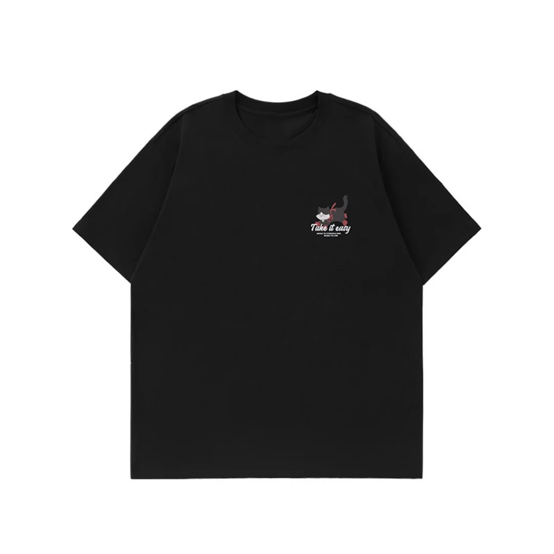 

Printed Cotton T Shirts Men Women Kids Lightweight Soft Breathable Summer Casual Tee Trendy Graphic Design Fashion Streetwear
