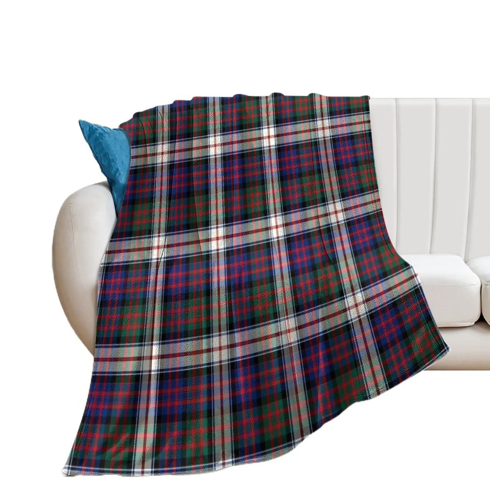 

MacDonald Clan Tartan (Dress) Throw Blanket warm for winter Beach Blankets