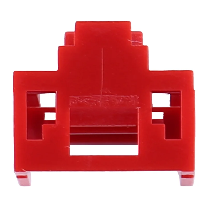 ABSS-500Pcs Red RJ45 Port Ethernet LAN Hub Anti Dust Cover Plug Cap Blockout Protector With Proprietary Lock And Key
