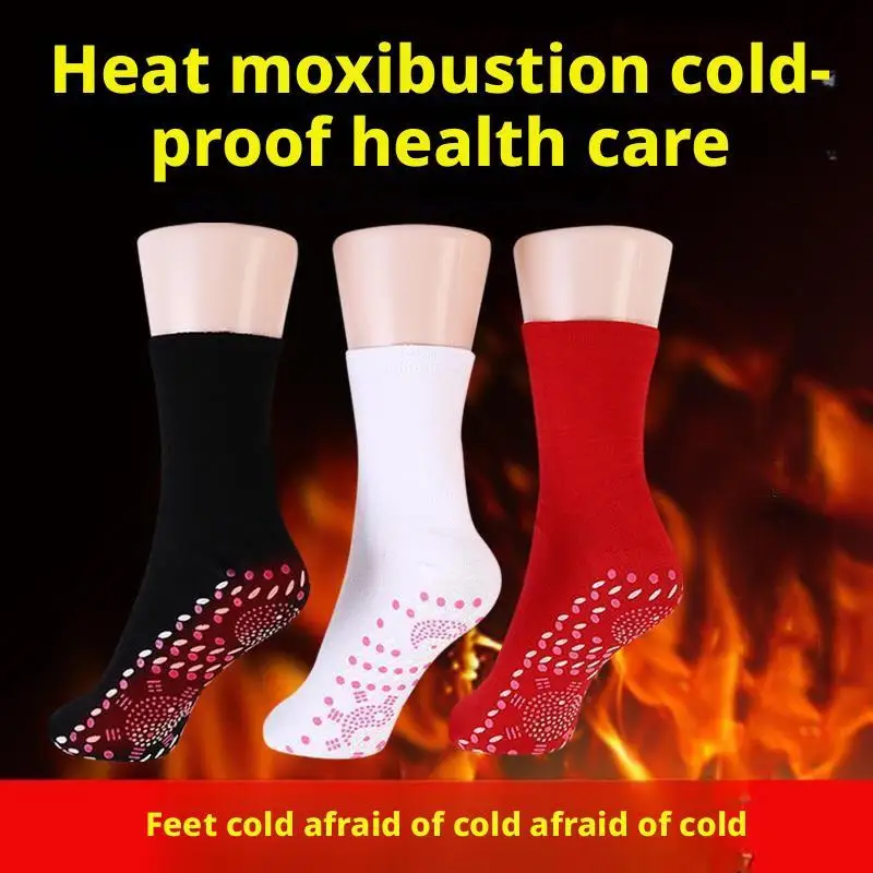 Self-Heating Winter Socks - close-up view