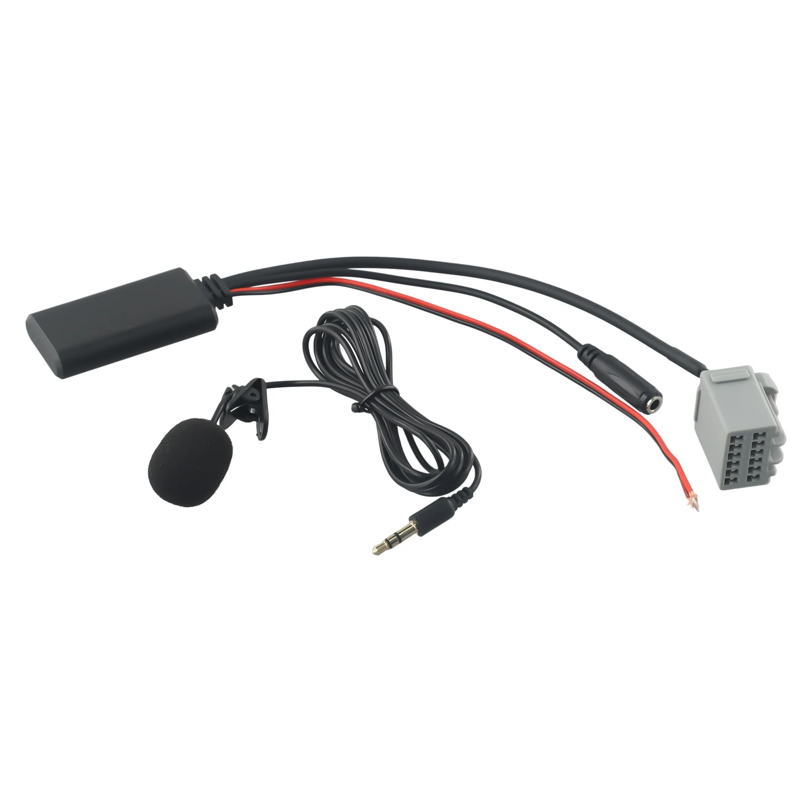 

Надежность 2022. Новейшая. ​ Bluetooth-кабель-адаптер-адаптер Aux Черный кабель из АБС-пластика с микрофоном Автомобильный 5,0 5-12 В