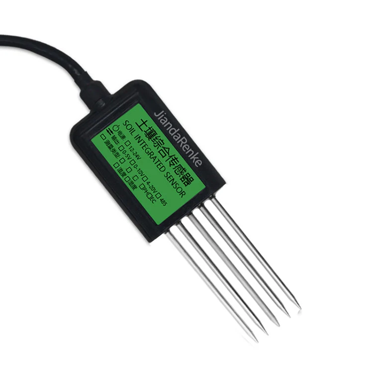 

RS485 TDR 4 in 1 soil sensor EC PH Temperature moisture soil integrated sensor