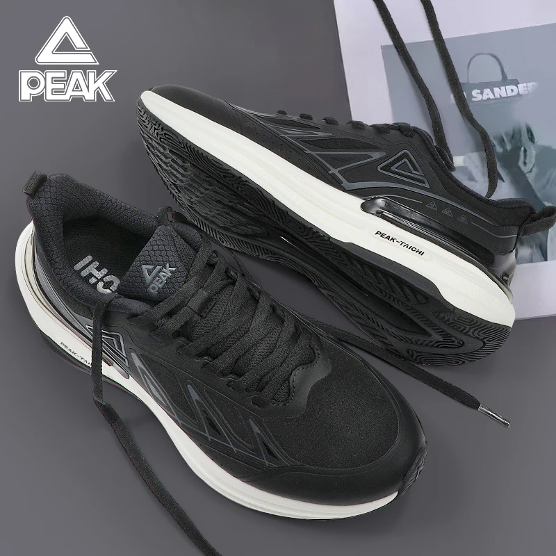 peak-women's-running-shoes-mesh-upper-splice-trendy-summer-2026-sporty-casual-all-season-elastic-laces-shock-absorption