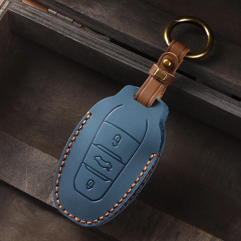 Car Key Case For Peugeot 207 3008 208 308 2008 307 508 5008 407 301 206 Citroen c1 c2 c3 c4 grand picasso c5 ds 3 5 Cover