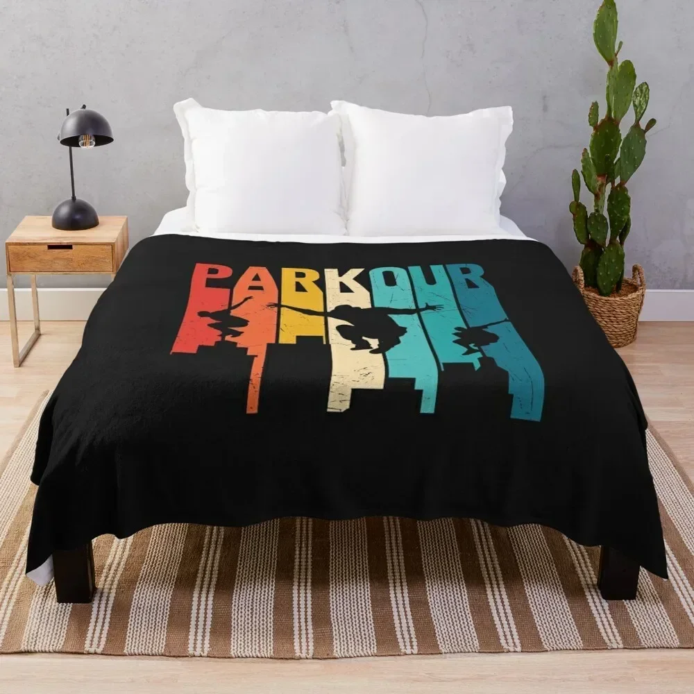 

Parkour , free running Throw Blanket Warm Throw Blanket Gift for Anniversary