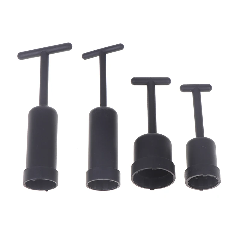5 PCS G9 Sleeve For Lamp Cap Outer Ring,G9 Socket Ring Removal Tool,Black PVC Plastic Wrench And T-type Fast Dual-use Sleeve