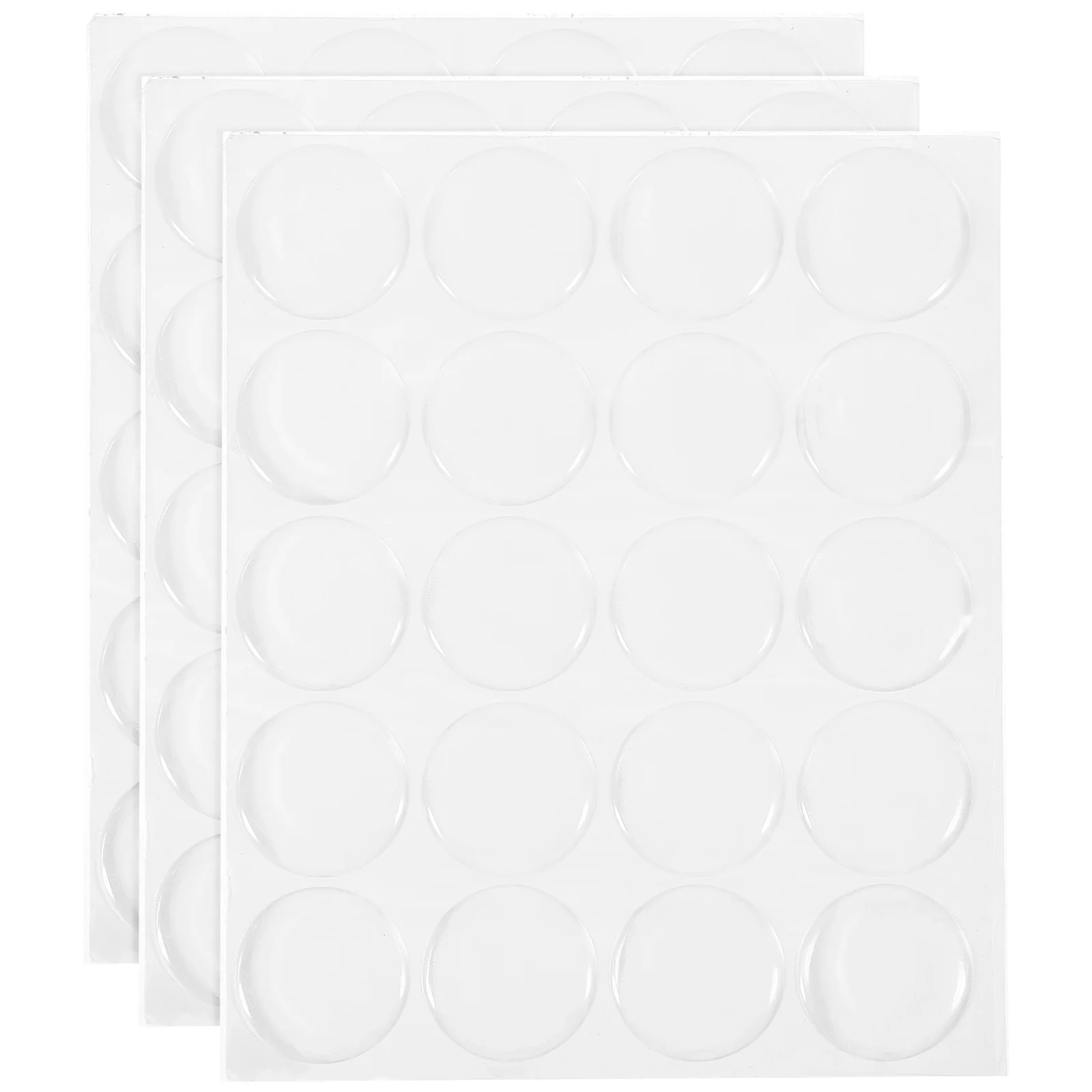 

5 Sheets 25Mm Time Gemstone Resin Sticker Round Flat Back Transparent Diy Craft Supplies For Jewelry Clock Vase Decor