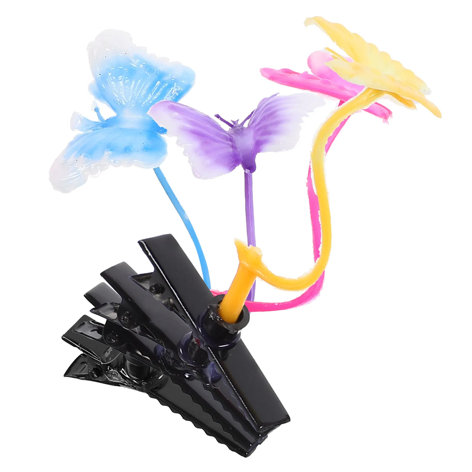 

30 шт. заколок для волос в виде бабочек с очаровательным цветочным узором для повседневного использования, вечеринок, мероприятий, фестивалей, аксессуары для укладки волос