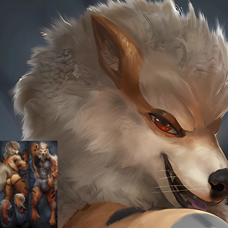 

Dakimakura Anime Fluffy Furry Orcus Nargacuga Tiger Leyla Katzend Pillowcase Double-sided Print Hugging Body Pillow Cover Case