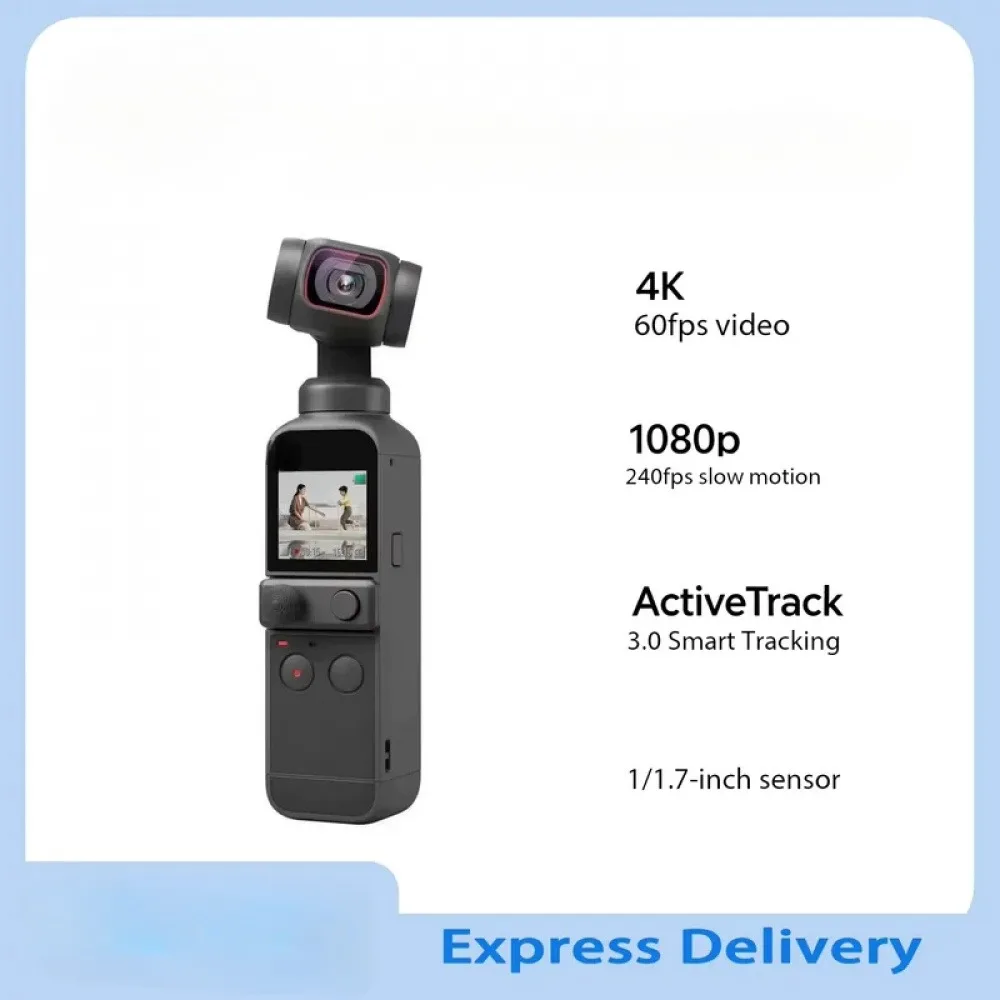 Handheld 3 Axis Gimbal Stabilizer 4K 64MP Camera with Auto Focus Face Tracking Daily Shooting Camera