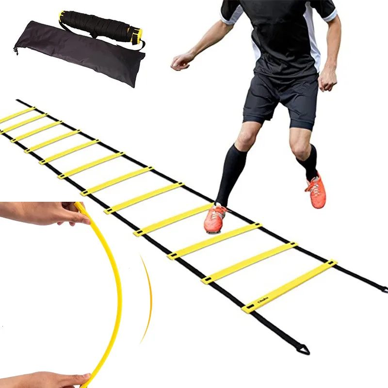 

Flexibility Agility Ladder Outdoor Indoor Adjustable Agility Training Ladder Agile Stairs for Fitness Boxing Soccer Speed Ladder