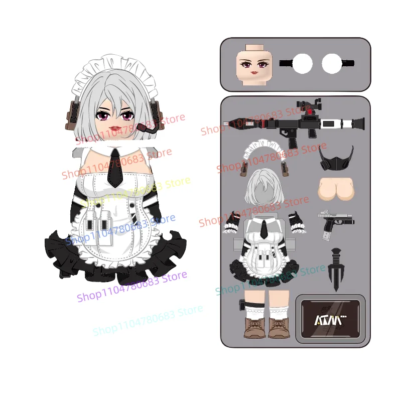 MOC ビルディングブロック軍事バニーガール特殊部隊ミニフィギュア組立モデルディスプレイ漫画アニメアクセサリーおもちゃギフト