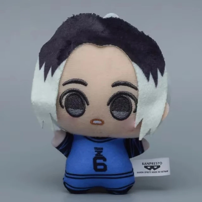 Mini BLUE LOCK Plush Stuffed Doll Seishiro Nagi Isagi Yoichi Chigiri Bachira Meguru Doll Pendant Keychain Toy For Gifton Birthda