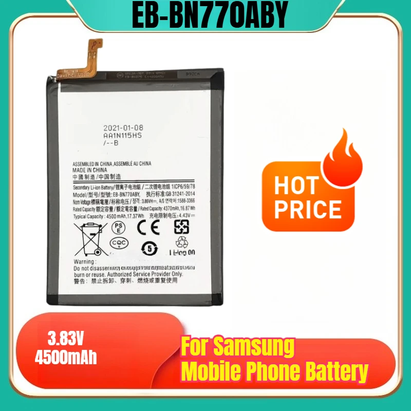

Аккумулятор для мобильного телефона EB-BN770ABY 3,83 В 4500 мАч для Samsung Galaxy Note 10 Lite