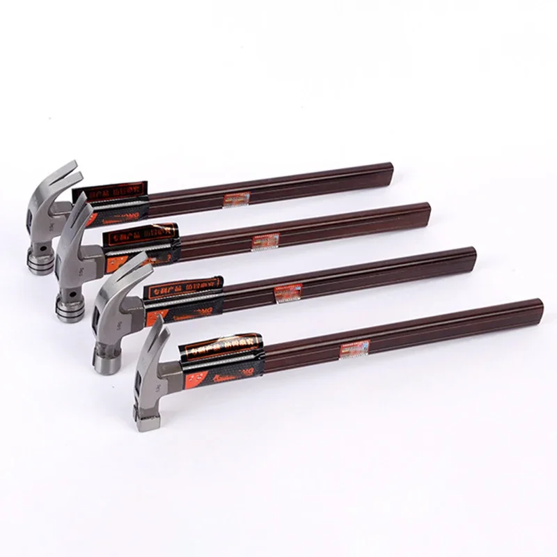 Claw Hammer Woodwork Professional Hand Hammer 13oz Carbon Steel Nail Hammers Multi-purpose Breaking Hammers for Construction