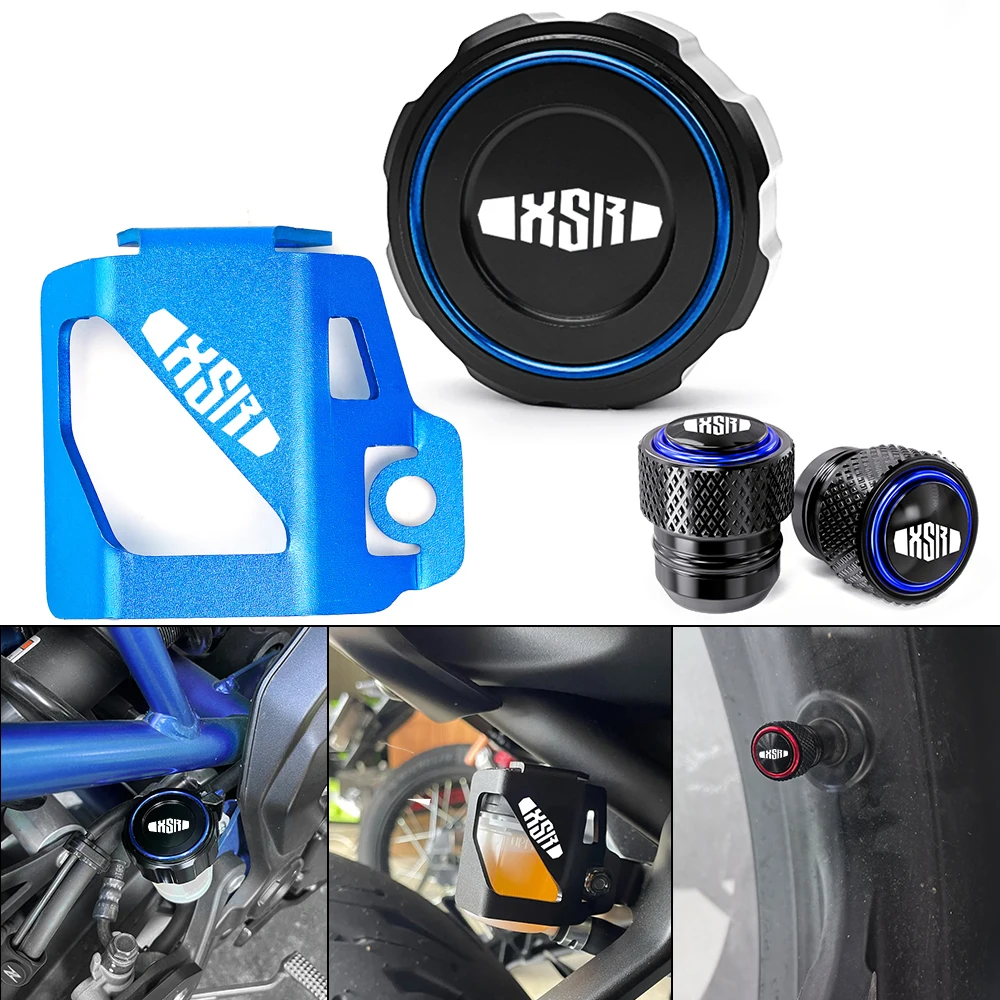 

For YAMAHA XSR XSR700 XSR900 XSR 700 XSR 900 XSR 155 2014-2024 2025 Motorcycle Accessories rear brake reservoir cover protector